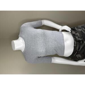 GAP Modern T-Shirt Heather Gray 3/4 Sleeve Tee Women’s Size Small